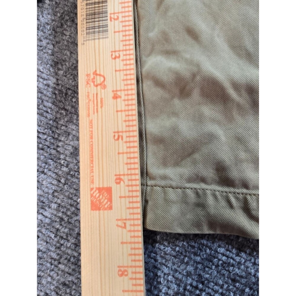 Tommy Bahama Silk Shorts Mens 42 Khaki Pleated Resort Golf Casual 100% Silk - Picture 5 of 7